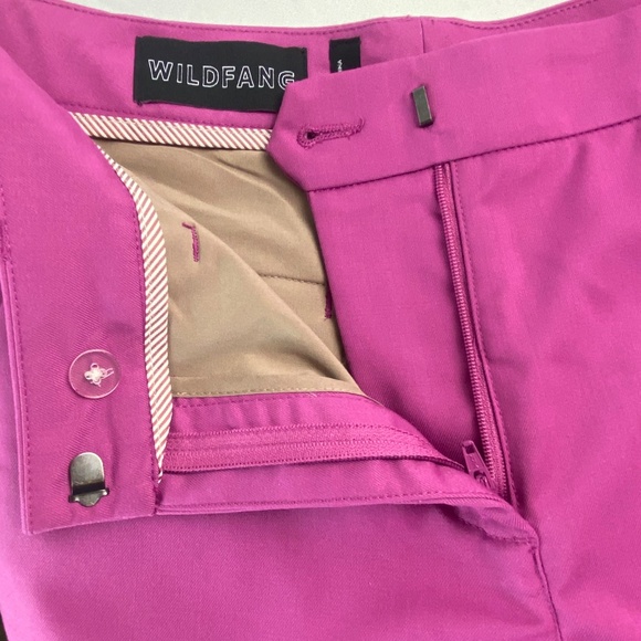 WILDFANG The Empower Colorblock Suit Tux Blazer & Slim Crop Pant Orchid Black - Picture 15 of 16